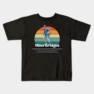 Miles Bridges Vintage V1 Kids T-Shirt